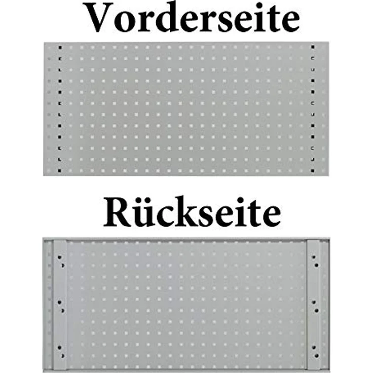 Lochwand 1482 x 456 mm , RAL 7035 – Bild 2