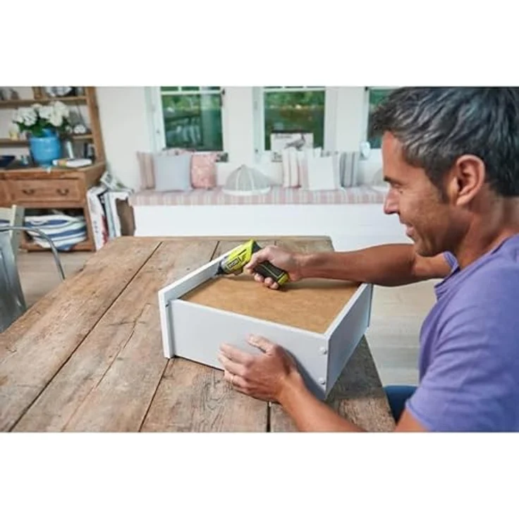 Ryobi ERGO-A2 4 V Akku-Bohrschrauber Mini-Akkuschrauber 1,5 Ah Akku + Zubehör – Bild 2