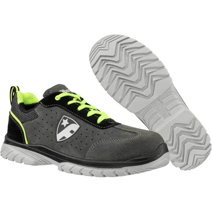 Footguard SMART GREEN LOW S1P FO SR Sicherheitshalbschuh, grau, Größe 35, nach EN ISO 20345:2022+A1:2024