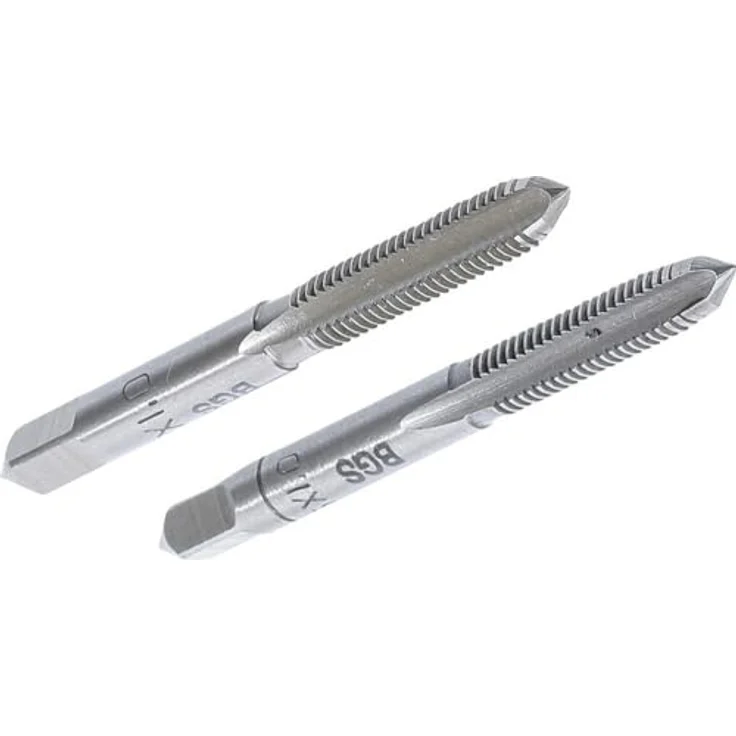 BGS technic Gewindeschneider M6 x 1,0, 2-tlg. Set aus Werkzeugstahl (GCr15) für präzise Gewindearbeit – Bild 3