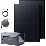 Anker SOLIX RS40B Balkonkraftwerk mit Speicher, Solarbank E1600, 820Wp Photovoltaik Solarpanel, 800W Mikro-Wechselrichter, 1600Wh mit WLAN, Schwarz