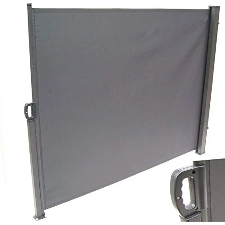 D&L Seitenmarkise 350x200 Sichtschutz Sonnenschutz 56052 Seitenrollo Windschutz AWZ