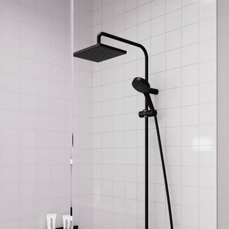 hansgrohe Vernis Shape Duschsystem 230 Reno, 1 Strahlart, Komplett-Set, 23cm – Bild 2
