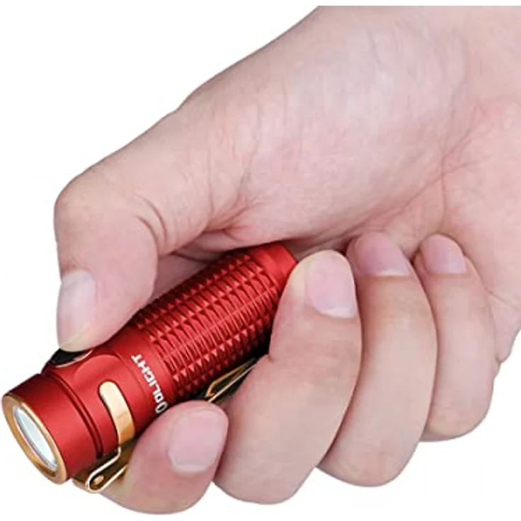 OLight Baton 3 Red LED Taschenlampe akkubetrieben 1200lm 33h 53g – Bild 6
