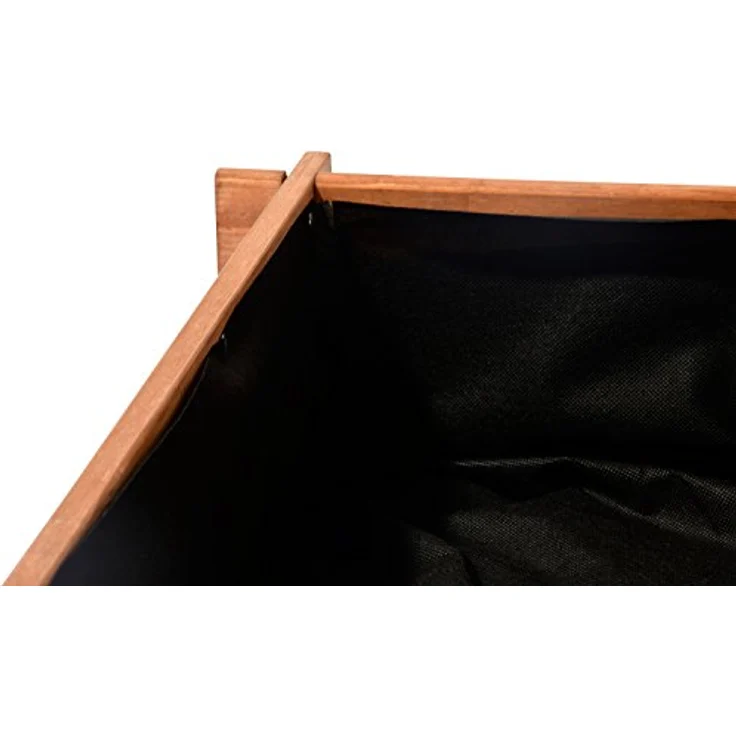 dobar Hochbeet, Drei-EtagenPeru aus Holz mit Spalier Rankgitter: Pflanzkasten Frühbeet Bausatz für Gemüse, braun, 110x88x115 cm, 58185FSC – Bild 5