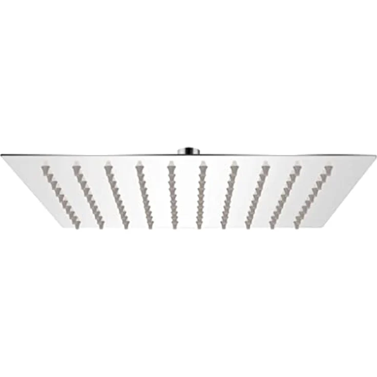 vidaXL Brausegarnitur aus Edelstahl, quadratisch, 20 x 20 cm, mit Anti-Kalk-Düsen - vidaXL – Bild 2