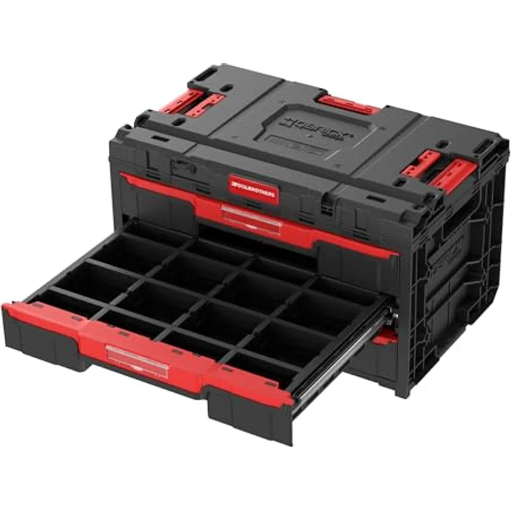 Toolbrothers RHINO XXL Drawer 3, Werkzeugkoffer mit 3 Schubläden, verstellbaren Trennwänden und IP66 Schutzklasse – Bild 3