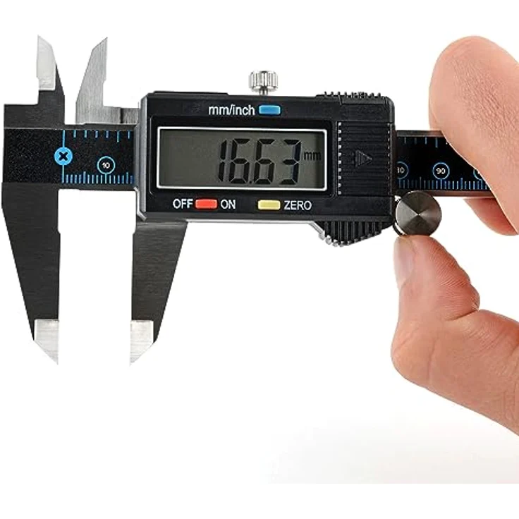 iFixit Digitaler Messschieber, Präzisionsmessgerät aus gehärtetem Stahl, 0-150 mm Messbereich, mm/Zoll Anzeige – Bild 2