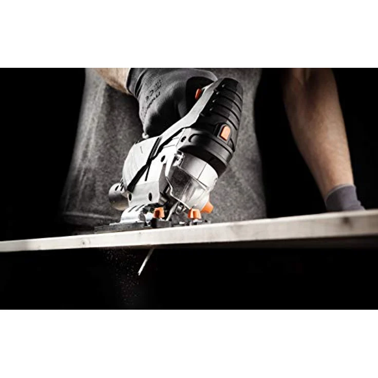 Meister Pendelhub-Stichsäge 800 W, MPS800-1 - 3 Pendelstufen - 45° Gehrungsschnitte - 6-stufige Hubzahlvorwahl - Staubsaugeradapter & Späneblasfunktion - Handsäge mit Laser-Markierhilfe - 5453400 – Bild 6