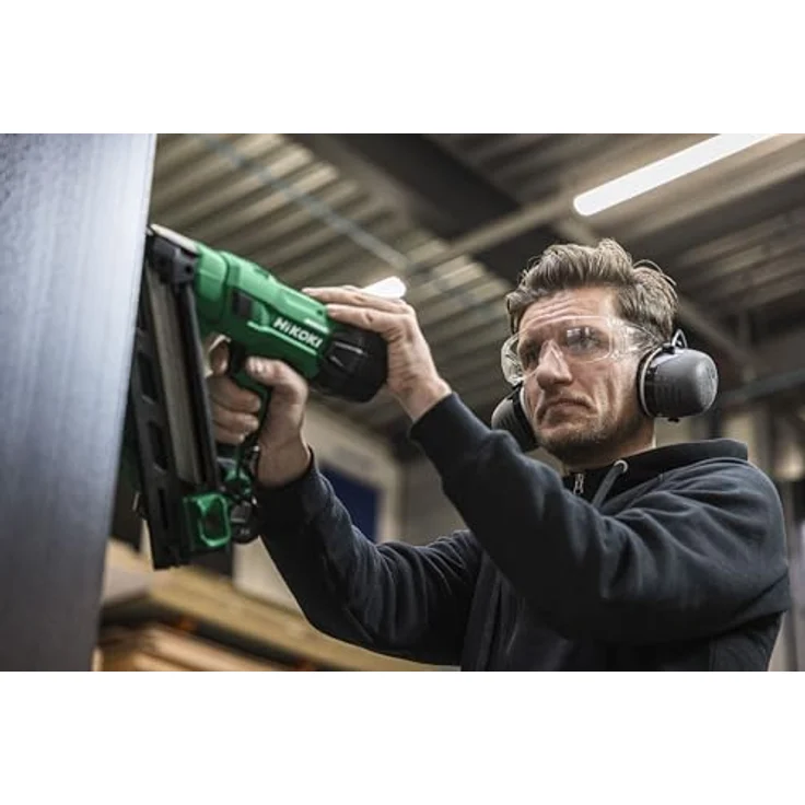 HiKOKI NT1865DAA Akku-Nagler, 32-64 mm, innovations Luftfeder-Antrieb, LED-Beleuchtung, kompakt und leicht – Bild 3