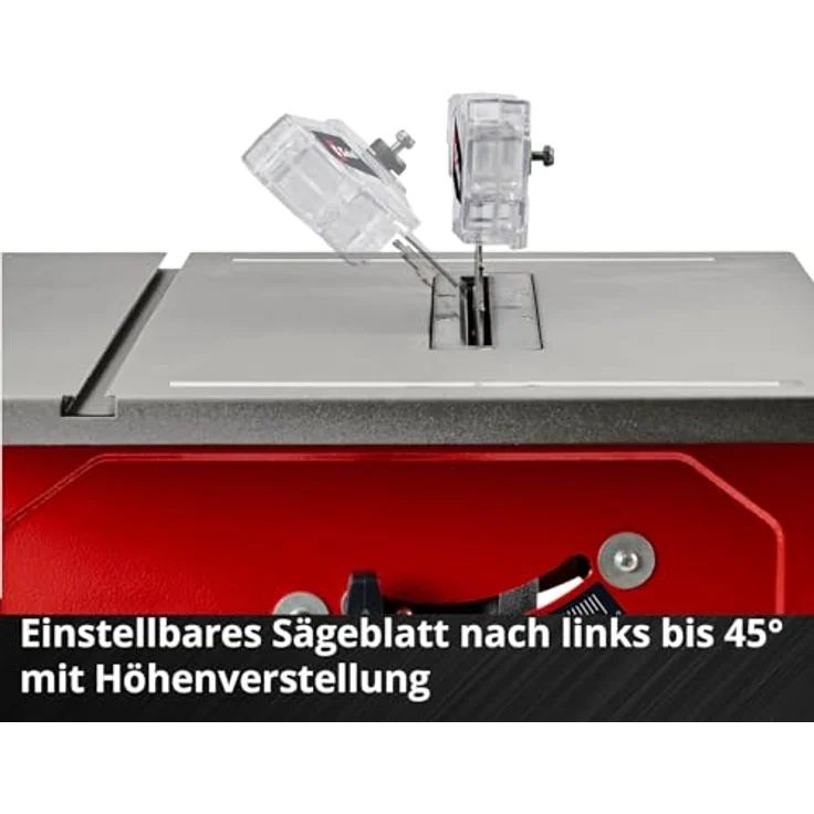 Einhell Tischkreissäge 'TC-TS 8' 900 W rot, kompaktes Design für den mobilen Einsatz – Bild 4