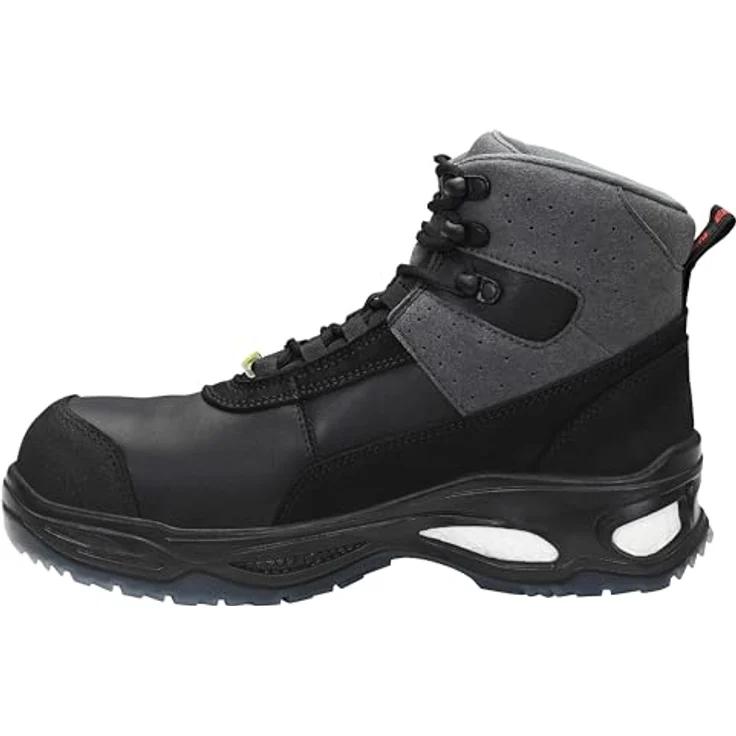 Elten Sicherheitsschuhe S3 MILES Mid ESD, Sicherheits-Schnürstiefel aus Rindleder, Gr. 42, rutschfeste TPU/PU-Sohle, atmungsaktives Futter – Bild 3