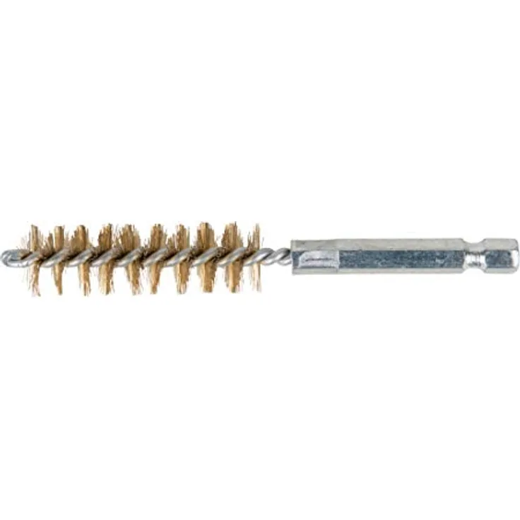 KSTOOLS 1/4' Messing Bürste Ø 9 mm, Schleifbürste mit 100 mm Gesamtlänge und 1/4" Antrieb