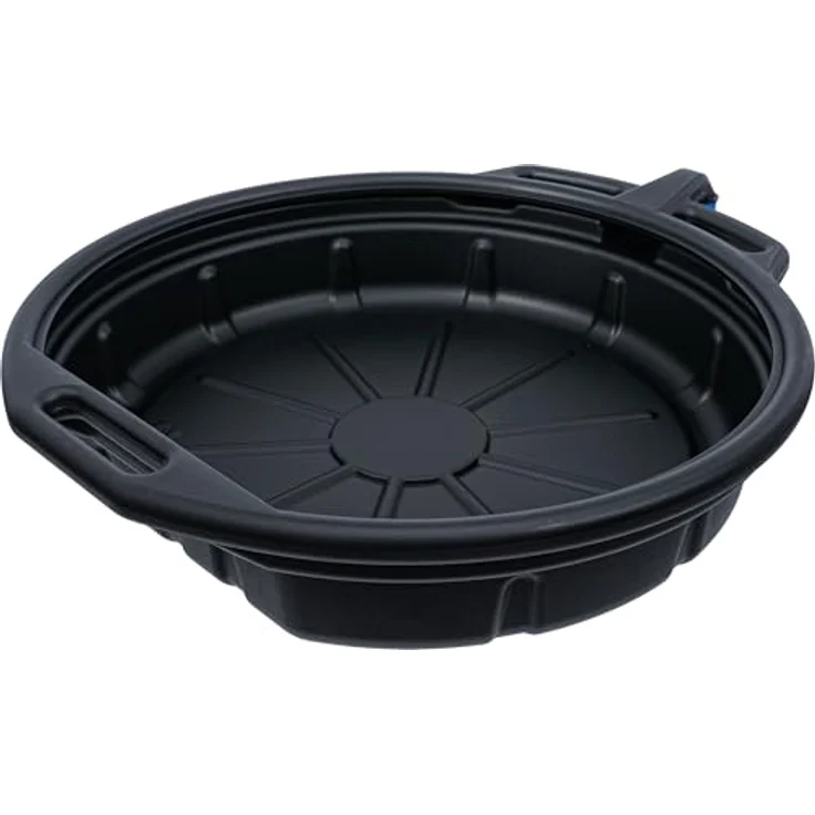 BGS 9980 Durchmesser: 570 mm | Höhe: 120 mm | Material: HDPE | schlagfest Öl-Auffangwanne mit Ausgießer 15 l – Bild 3