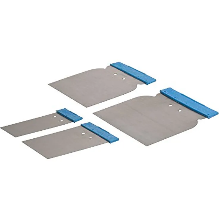 Silverline 398777 Federspachtel, 4-tlg. Satz 50, 80, 100 u. 120 mm