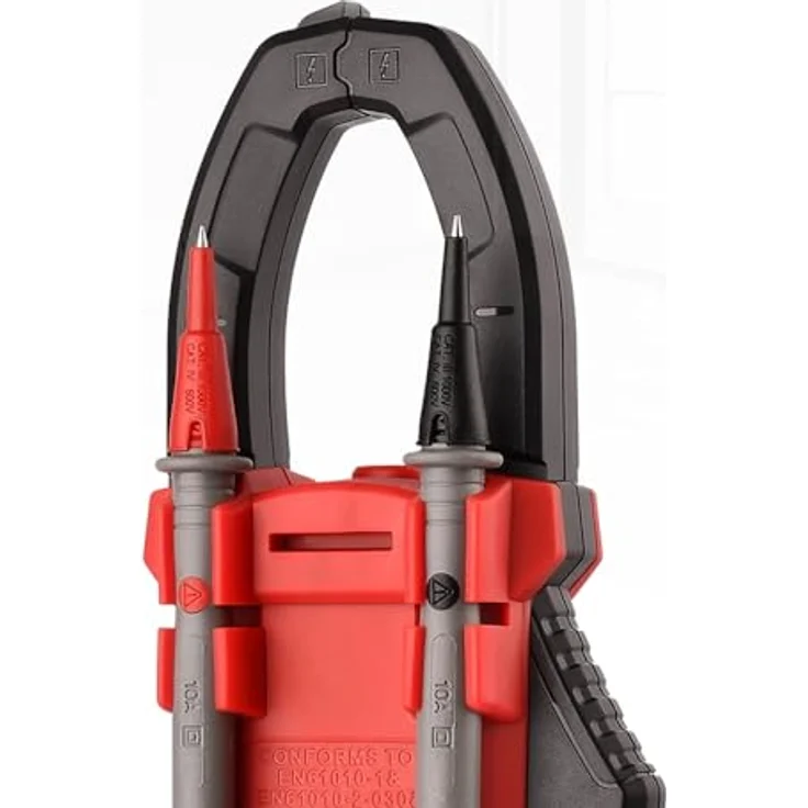 Habotest HT208D, Digital Clamp Meter mit LCD-Display, Multifunktional, 40 mm Klemmbreite, mit Taschenlampe und NCV-Sensor – Bild 3