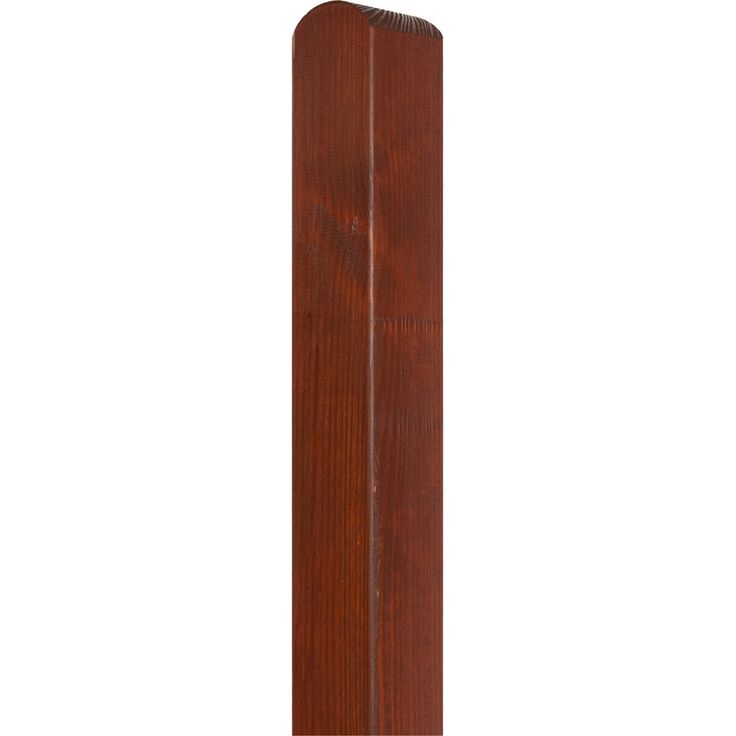 andrewex Zaunpfosten glatt 9 x 9 x 185 cm, Kiefer teak, lackierter Holzpfosten mit glatter Oberfläche, geeignet für alle Andrewex-Zaunserien