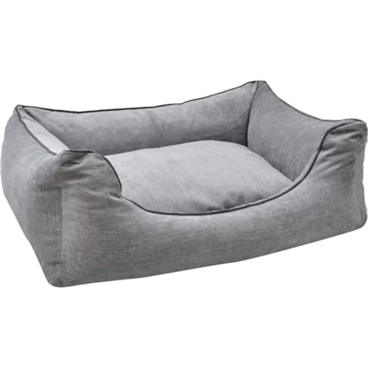 Aumüller Hundesofa Ortho Line, Grau - 117 cm - Orthopädisches Sofa für Hunde | Wendekissen mit Memory-Schaum | Abnehmbarer Bezug | Gefertigt in Europa – Bild 1