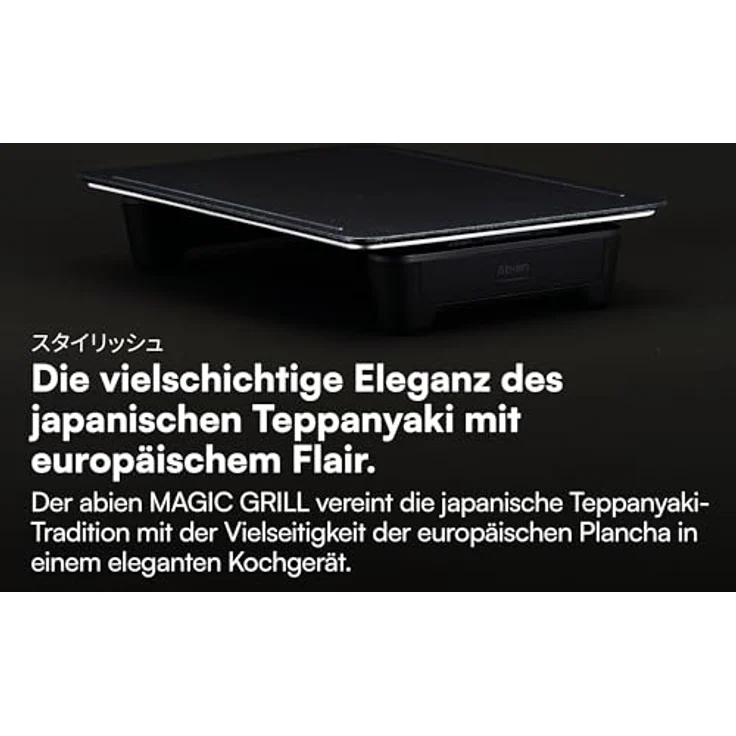 abien Elektrogrill abien MAGIC GRILL, 950,00 W, Japanischer Teppanyaki, Elektrogrill, 250°C, leichte Reinigung – Bild 7