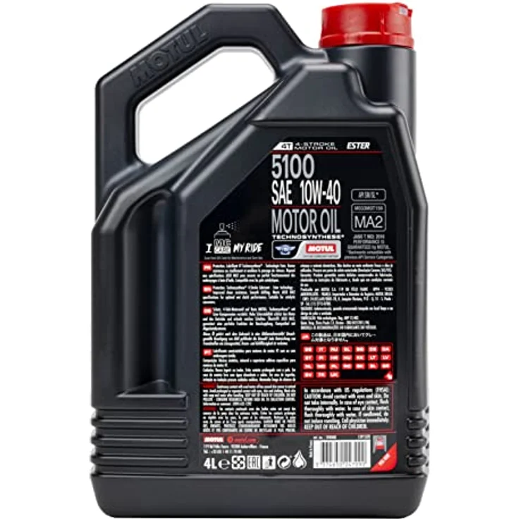 Motul 104068 5100 4T, 10 W-40, 4 L – Bild 5