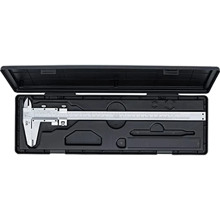 BGS Präzisions-Messschieber 0-300 mm mit mm + Zoll | Nonius 1/20 mm | inkl. Kunststoff-Kassette, Extra großer Messbereich 300 mm, Messgenauigkeit +/- 0,05 mm – Bild 5