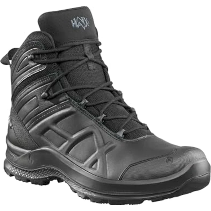 HAIX Black Eagle Tactical Pro 2.1 GTX mid, wasserdichter Arbeitsschuh mit Hitzebeständigkeit und rutschfester Gummisohle, schwarz, Gr. 10 – Bild 1