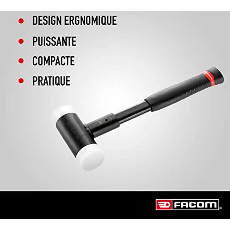 Facom 212A Rückschlagfreie Hammer mit auswechselbaren Aufsätzen 310 mm (212A.40 ) – Bild 3