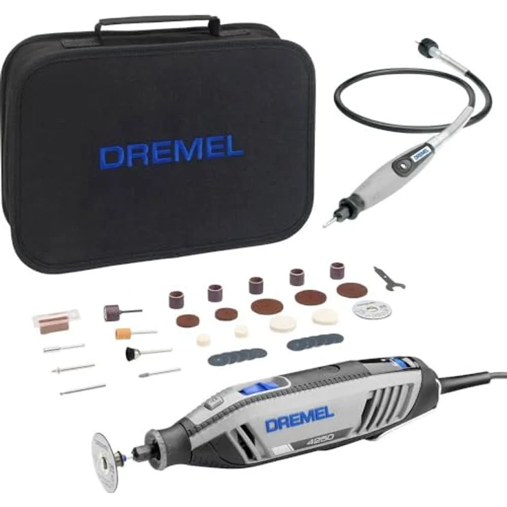 Dremel 4250-1/35 Sonderedition Multifunktionswerkzeug, 175 W Hochleistungsmotor mit variablem Drehzahlbereich, ergonomischer Soft-Griff – Bild 2