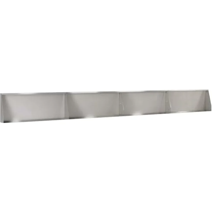vidaXL Beetumrandung Stützmauer, 4 Stück, 100 x 12 x 40 cm, wetterfester Edelstahl, Silber, modulares Design für flexible Anordnung – Bild 5