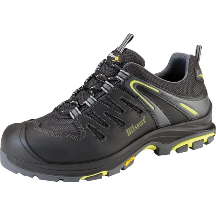 GriSport Mugello V26, Sicherheitshalbschuhe S3, Gr. 46, mit Block-up-System und rutschfester Vibram®-TPU-Sohle
