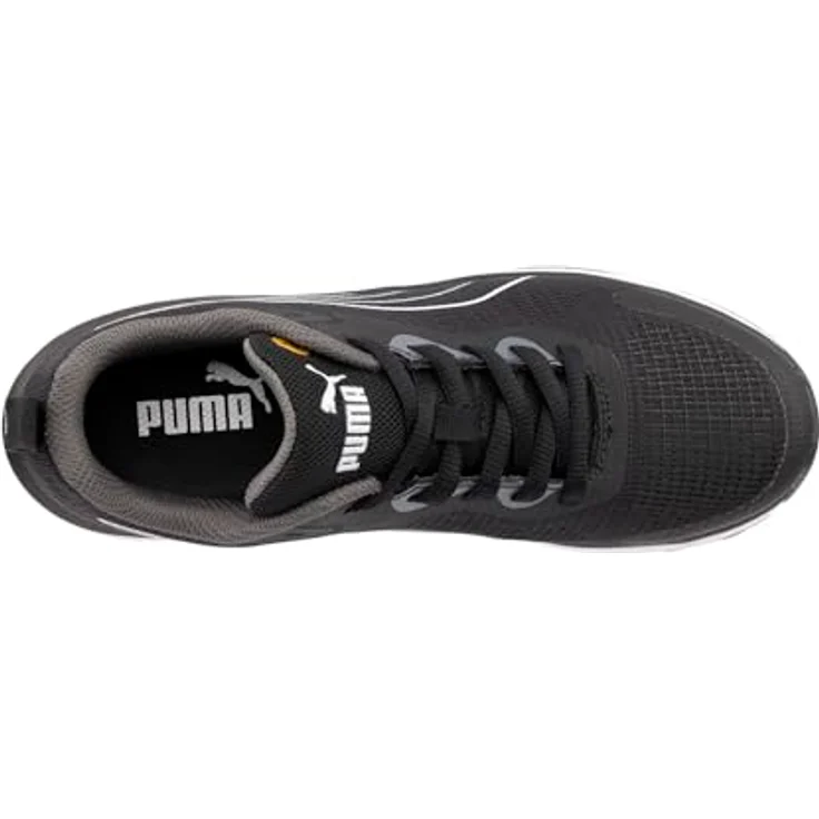 Puma S1PS Celerity Knit Blk/White, Sicherheitshalbschuh mit Stahlkappe und rutschfester Sohle, Größe 35 – Bild 4