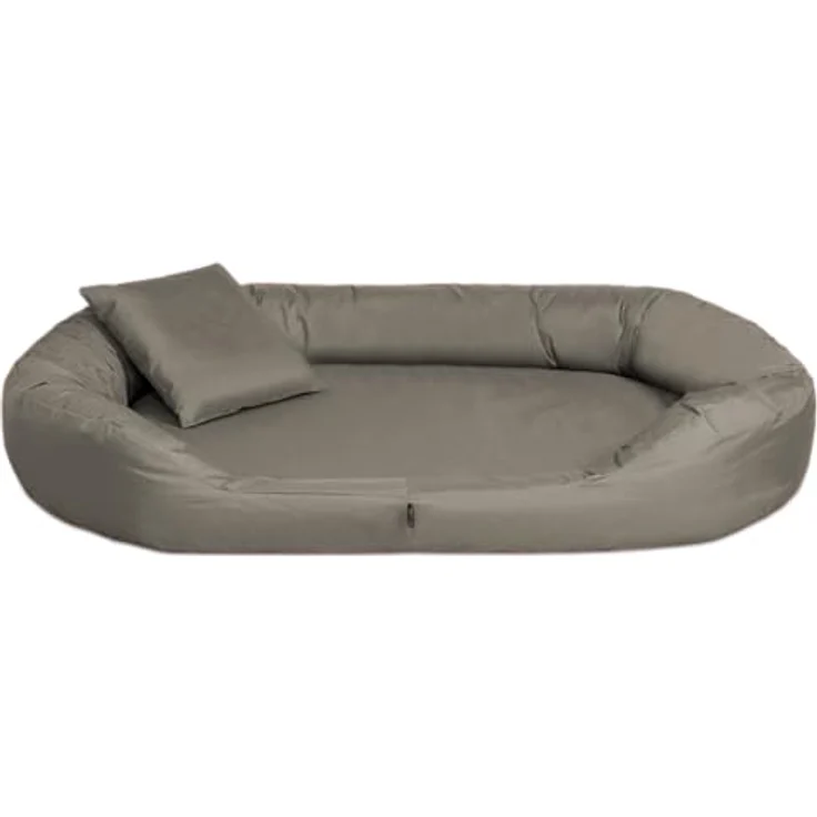 tierlando® Orthopädisches Hundebett Sammy - Robuster Polyester - Dicke Umrandung - Gr. L - XXXXL Hundesofa Hundekörbchen, waschbar Gr. XXL 140 cm Beige Dunkel – Bild 2