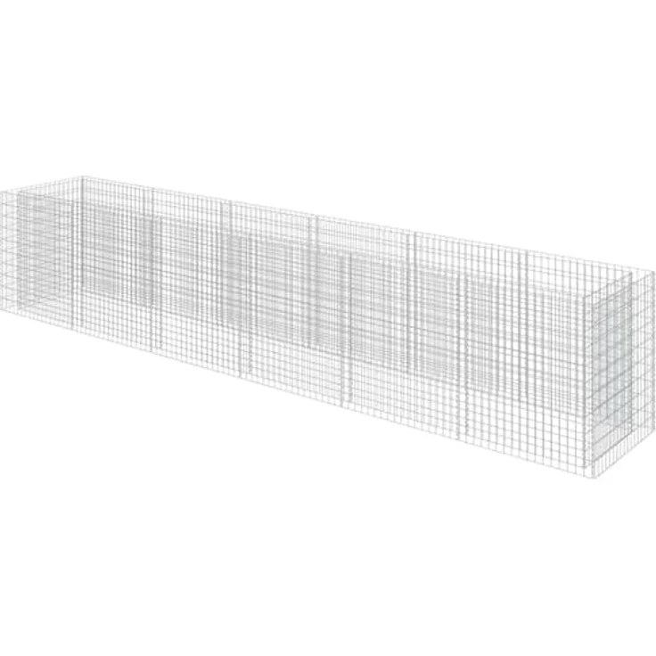 vidaXL Gabionen-Hochbeet Verzinkter Stahl 540×90×100 cm – Bild 2