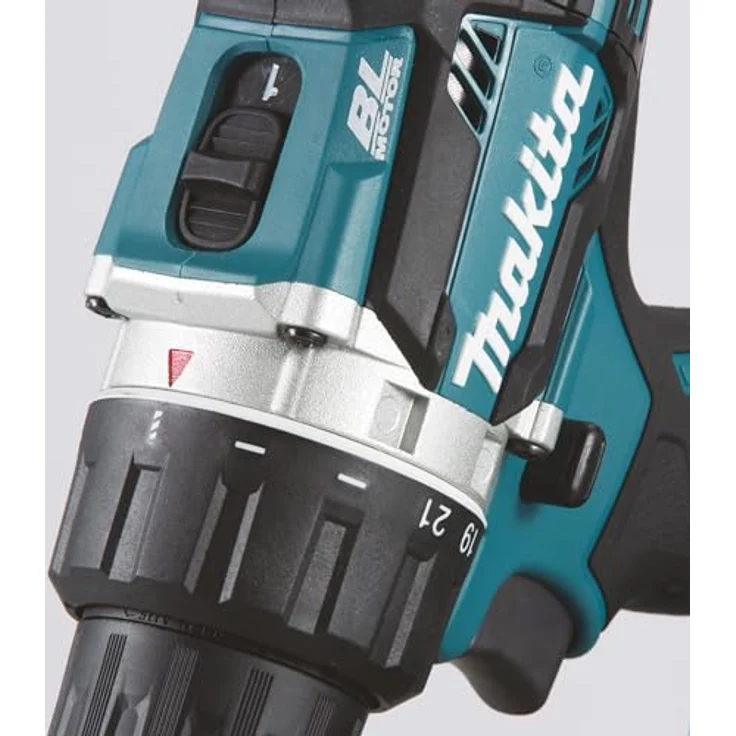 Makita Akku-Bohrschrauber 18V, kompakt, bürstenloser Motor, LED-Licht, inkl. 2 Akkus – Bild 4
