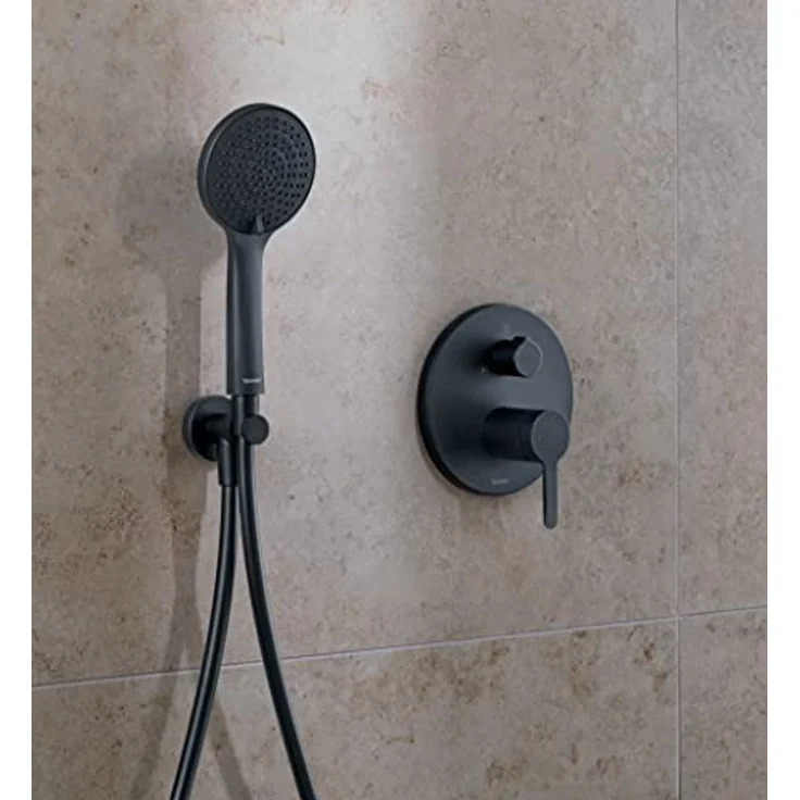 Duravit Handbrause 3jet 110, Duschkopf Regendusche in Schwarz-Matt, hohe Funktionalität, NEU – Bild 7