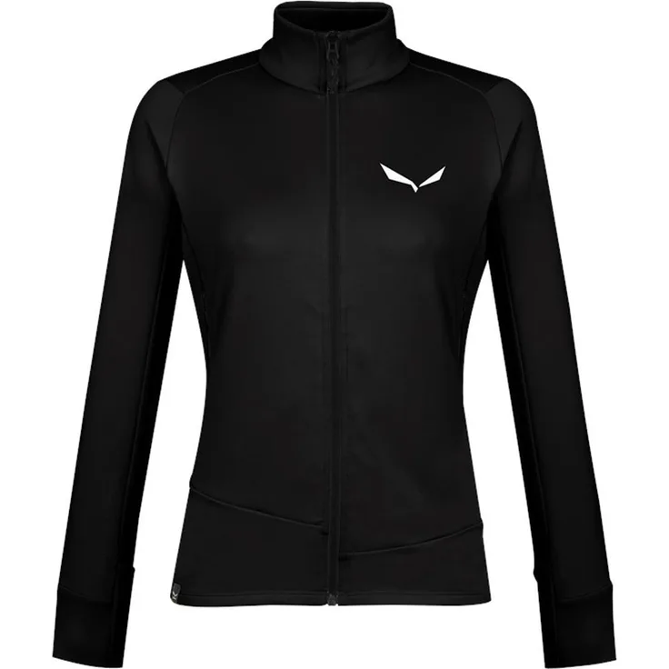 Salewa Puez Pl Damen Jacket, atmungsaktive Fleecejacke zum Trekking, schwarz