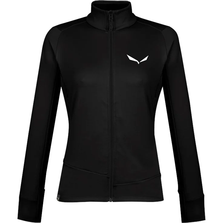Salewa Puez Pl Damen Jacket, atmungsaktive Fleecejacke zum Trekking, schwarz