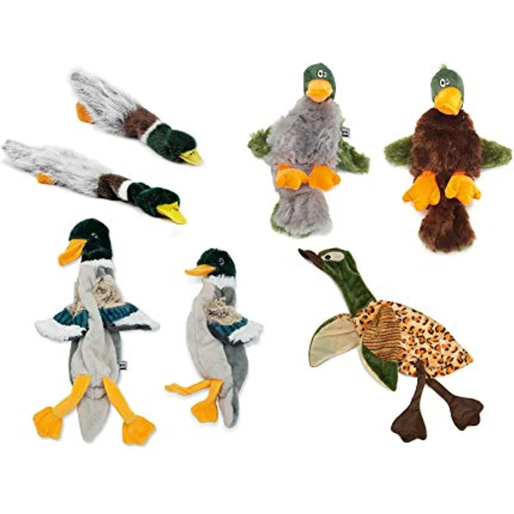 Karlie Plüschspielzeug Flatinos Ente L: 30 cm Tauchente – Bild 2