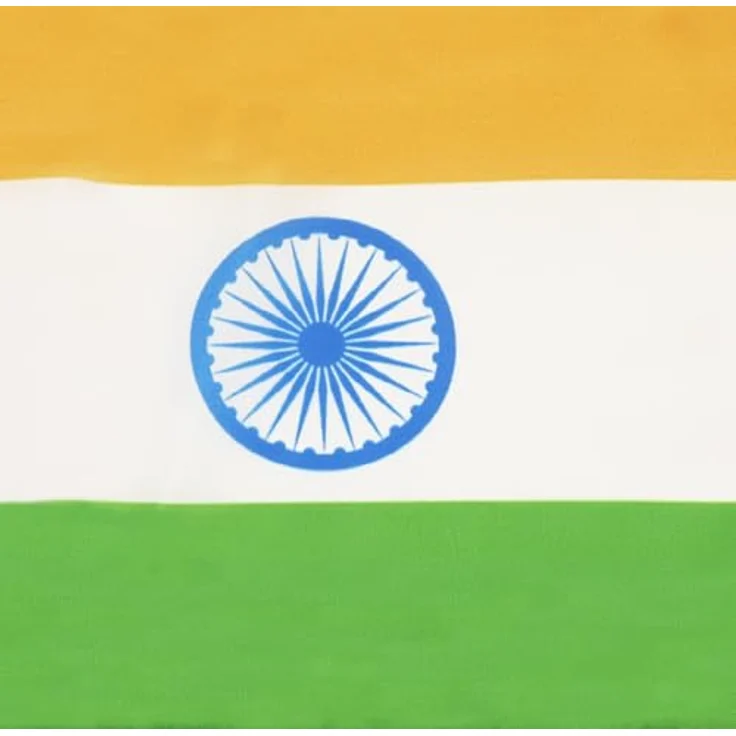 AZ FLAG Flagge Indien, 45x30 cm mit Kordel, Polyester 100D, verstärkte Ecken für Innen & Außen – Bild 3