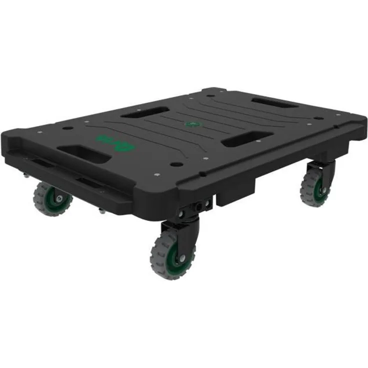 Magni Transportwagen Allzweckroller 600x300mm, 130Kg Kst. 75mm, ohne Griff, geräuscharm und einklappbare Räder, FORTIS (136kg)