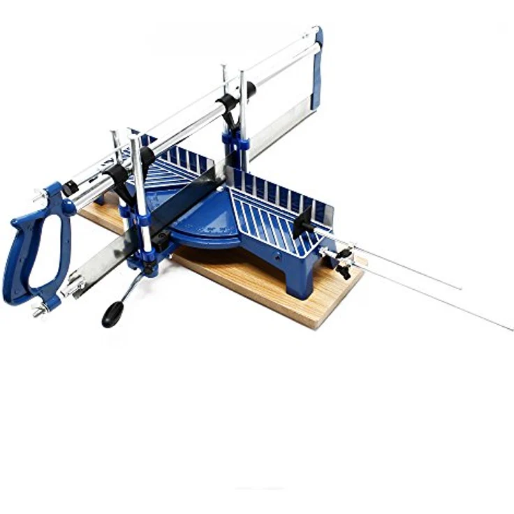 Wiltec Gehrungssäge 600 mm, Kappsäge für präzise Holzarbeiten, Schnittbereich -45° bis +45°, 110 mm/160 mm Schnittbreite, 120 mm Schnitthöhe – Bild 2