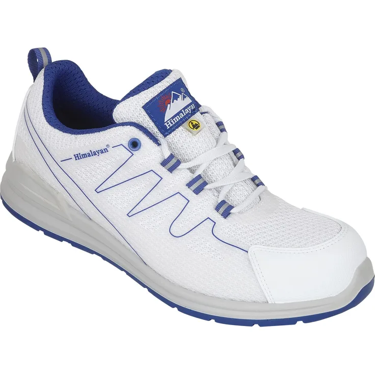 STABILUS ESD Sicherheitshalbschuhe ELECTRO WHITE S1P Sicherheitsschuh, atmungsaktiv mit Kappe aus Fiberglas und metallfreier Zwischensohle