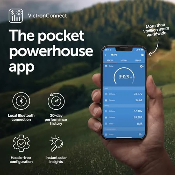 Victron Energy SmartSolar MPPT 150/100 VE.Can, Solar-Laderegler mit 100A, Bluetooth und ultraschnellem MPP-Tracking – Bild 6