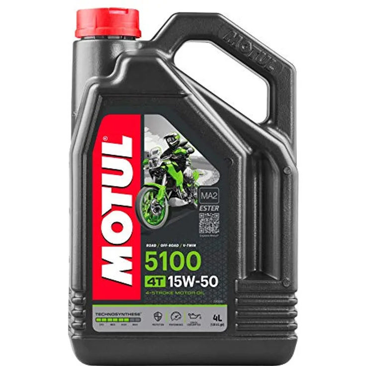 Motul 104083 5100 4T, 15 W-50, 4 L, 300x234x114