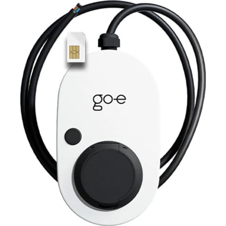 Go-E Elektroauto Ladestation Charger Gemini fix 2.0 GSM 11 kW (Typ 2, 11 kW) - Smartes Laden über Mobilfunk und WLAN, Ladeleistung: 11 kW, 3-phasig, Autorisierung: RFID, WLAN, Modbus TCP, Mobilfunk, Vorbereitet für PV-Überschussladen und Verwendung stündlich dynamische – Bild 4