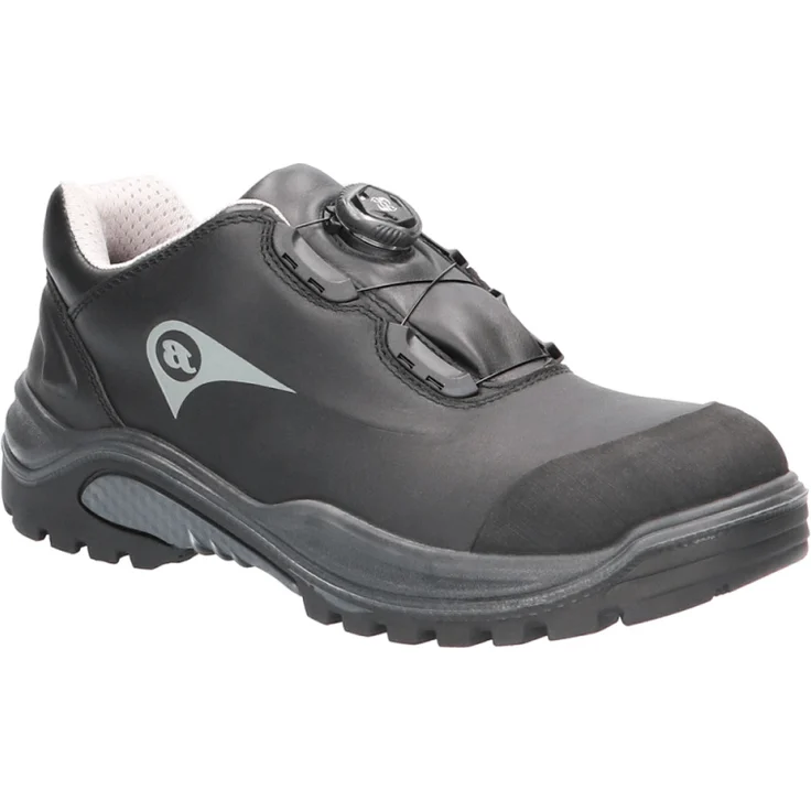 Bata Traxx 218 Boa S3 Arbeitsschuhe, Schwarz, Größe 47, mit Zehenschutz, Wasserdichtigkeit und Cool Comfort Fütterung