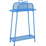 MWH Balkonregal Shelfo blau 65,5x27x105,5 cm