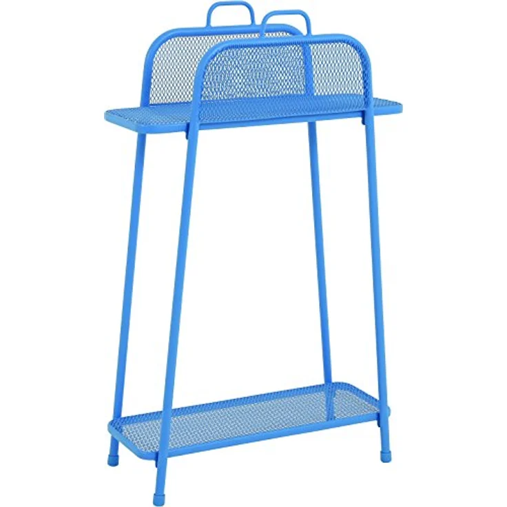 MWH Balkonregal Shelfo blau 65,5x27x105,5 cm – Bild 1