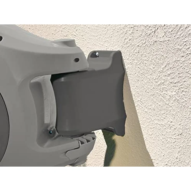 Hozelock Flowmax Auto Reel-Schlauchbox mit 30 m Schlauch 2597 180° schwenkbar, mit Aufrollfunktion mit Anti-Knick-Schlauch grau – Bild 4