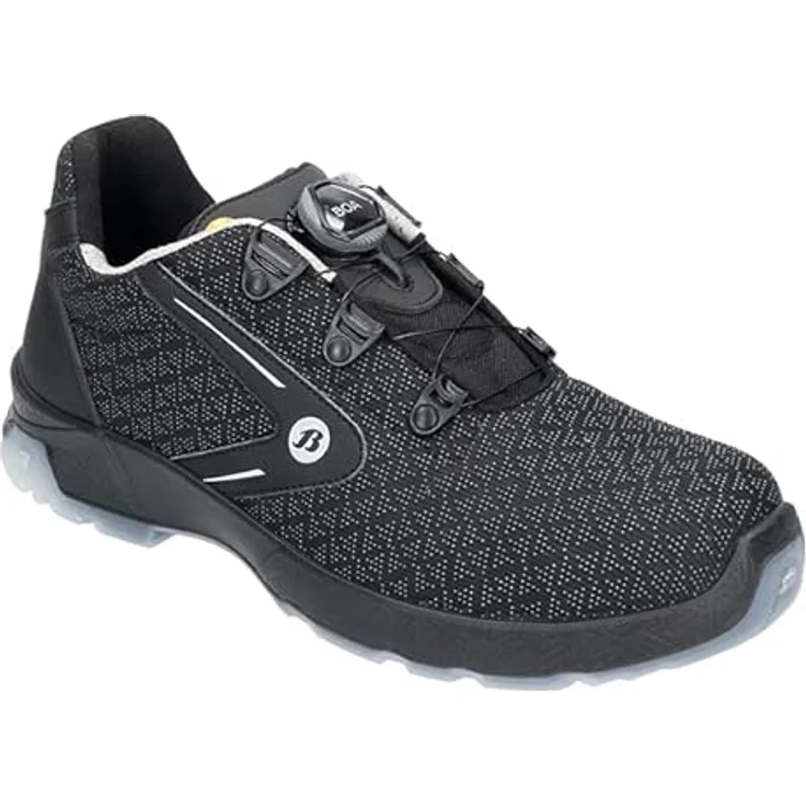 Bata SUMM SEVEN, Sicherheitshalbschuh S3 mit BOA® Fit System und Aluminium-Zehenschutzkappe, Gr. 44, veganes PUTek®-Textil, rutschfeste PU/TPU-Sohle, ESD-zugelassen – Bild 1